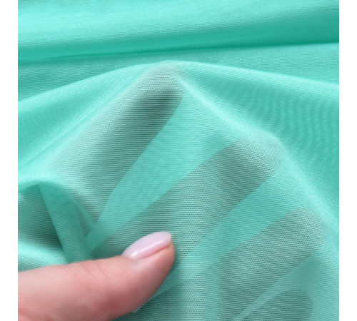 09 Бледно-салатовая сетка-стрейч, Spirulina, Carvico, Италия