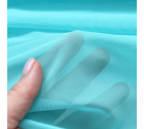 10 Светло-голубая сетка-стрейч, Cristallo, Carvico, Италия