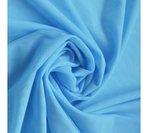 11/2 Светло-голубая сетка-стрейч, Etereo, Carvico, Италия