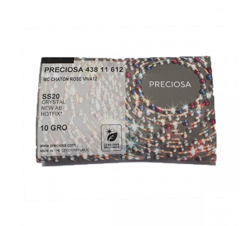 MC CHATON ROSE VIVA 12 SS20 CRYSTAL AB HOTFIX
