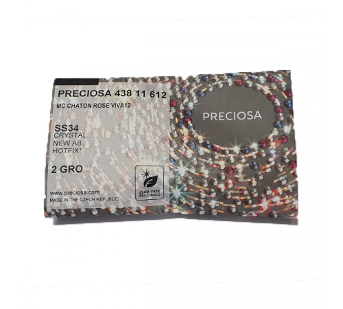MC CHATON ROSE VIVA 12 SS34 CRYSTAL AB HOTFIX