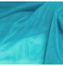 12 Голубой стрейч фатин