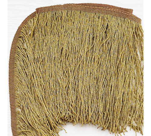 00-1 Золотая бахрома 19 см, gold