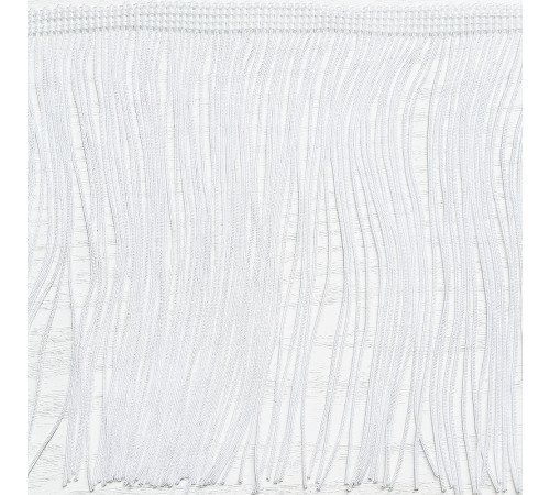 01 Белая бахрома 15см, white cold