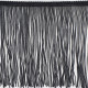04 Темно-серая бахрома 15см, anthracite