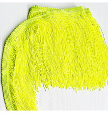 06 Флуо-желтая бахрома 15см, tropic lime