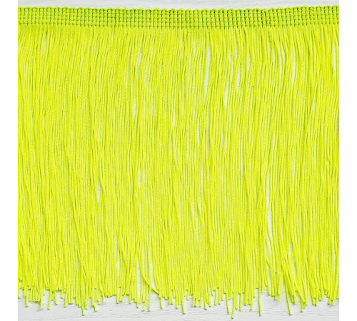06 Флуо-желтая бахрома 15см, tropic lime