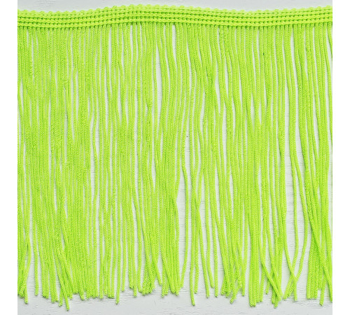 07 Флуо-лайм бахрома 15см, light citrus