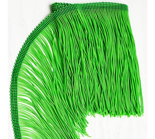 08 Флуо-зеленая бахрома 15см, light green