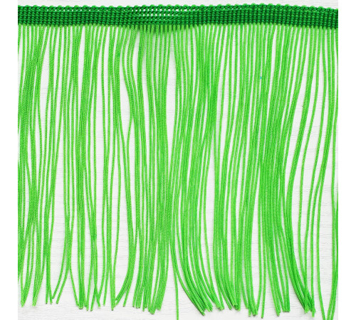 08 Флуо-зеленая бахрома 15см, light green