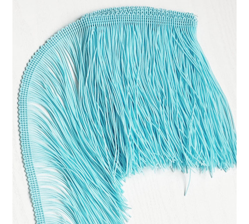 10 Мятно-голубая бахрома 15см,  blue lagoon