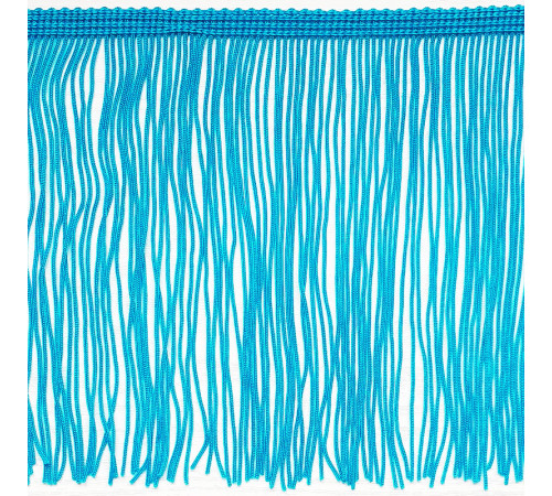 18 морская волна бахрома 15см, turqouise green