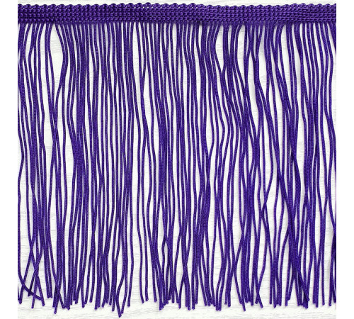 25 Ежевично темно-синяя бахрома 15 см, notturno