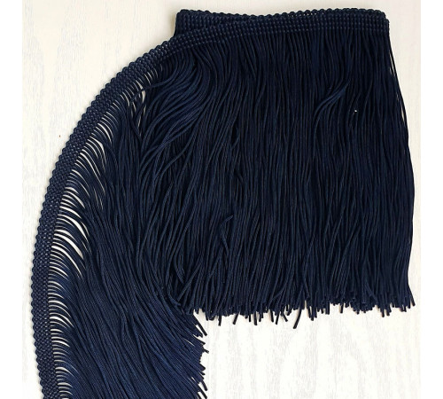 26 Черно-синяя бахрома 15см, navi