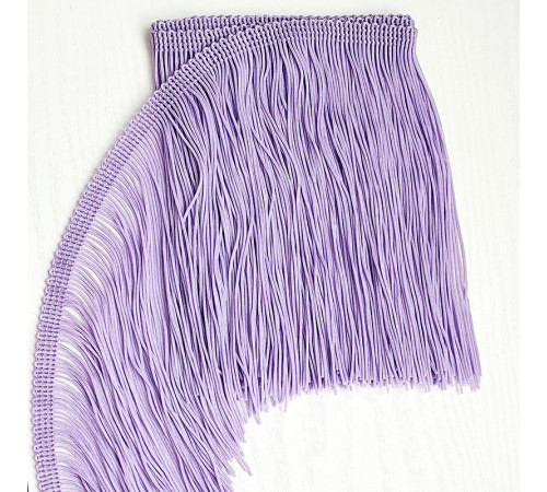 28 Лилово-сиреневая бахрома 15см, orchid