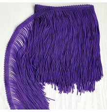 31 Темно-лиловая бахрома 15 см, purple