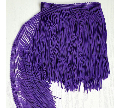31 Темно-лиловая бахрома 15 см, purple