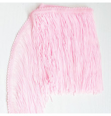 34 Светло-розовая бахрома 15 см, sugar pink