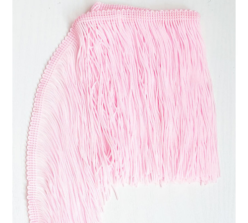 34 Светло-розовая бахрома 15 см, sugar pink