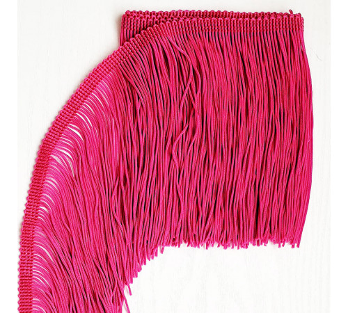 39 Флуо-темно-розовая бахрома 15 см, electric pink