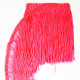 40 Флуо-тепло-розовая бахрома 15 см, flo pink