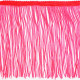 40 Флуо-тепло-розовая бахрома 15 см, flo pink