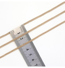 Тесьма эластичная (резинка) 3 мм, 1 м, Италия