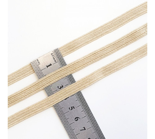 Тесьма эластичная (резинка) 7-8 мм, 10 м, Россия