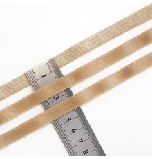 Тесьма эластичная  бретелечная (резинка) 10 мм, 1 м, Италия