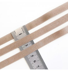 Тесьма эластичная  бретелечная (резинка) 10 мм, 1 м, Китай