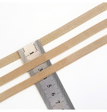 Тесьма эластичная  бретелечная(резинка) 8 мм, 1 м, Италия