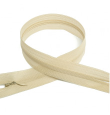 Застежка "молния" потайная, 50 см, цвет бежевый