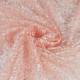 35-1 Розово-белое деграде глиттерная ткань, крупные блестки