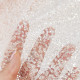 35-1 Розово-белое деграде глиттерная ткань, крупные блестки