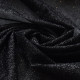 02-2 Черная глиттерная ткань, мелкие блестки