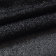 02-2 Черная глиттерная ткань, мелкие блестки