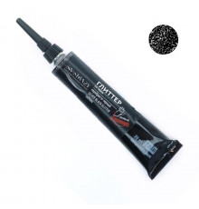 Серебристо-черный глиттер Tair, 20 мл