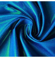 17-2 Сине-зеленая на темно-синем бифлексе, голограмма эластичная Premium, Италия