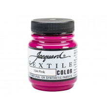 Краска по ткани "Jacquard Textile Colors" №104 розовый