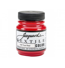 Краска по ткани "Jacquard Textile Colors" №106 чистый красный