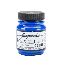 Краска по ткани "Jacquard Textile Colors" №111 насыщенный голубой