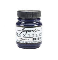 Краска по ткани "Jacquard Textile Colors" №113 черно-синий
