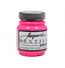 Краска по ткани "Jacquard Textile Colors" №153 розовый флуоресцентный