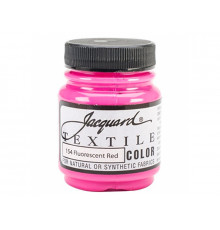 Краска по ткани "Jacquard Textile Colors" №154 красный флуоресцентный