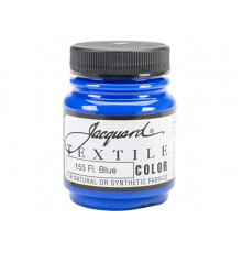 Краска по ткани "Jacquard Textile Colors" №155 синий флуоресцентный