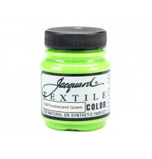 Краска по ткани "Jacquard Textile Colors" №156 зеленый флуоресцентный