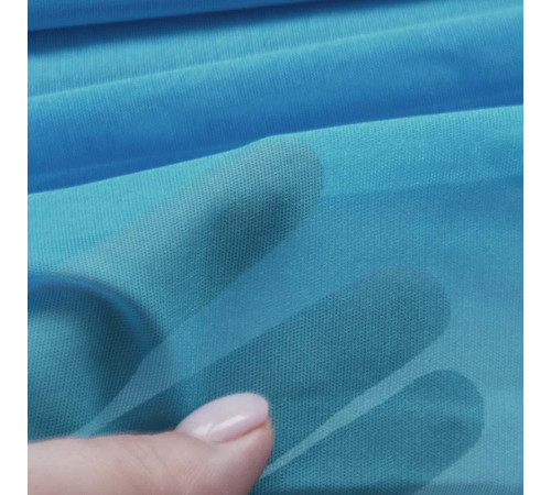 20 Синяя насыщенная сетка-стрейч, Турция