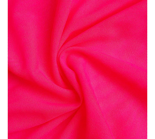 38-2 Флуо-розовая сетка-стрейч с теплым оттенком, Турция