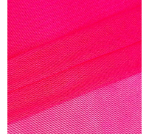 38-2 Флуо-розовая сетка-стрейч с теплым оттенком, Турция