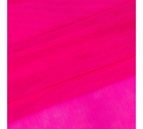40-2 Флуо-розовая насыщенная сетка-стрейч, Neon Pink, Турция